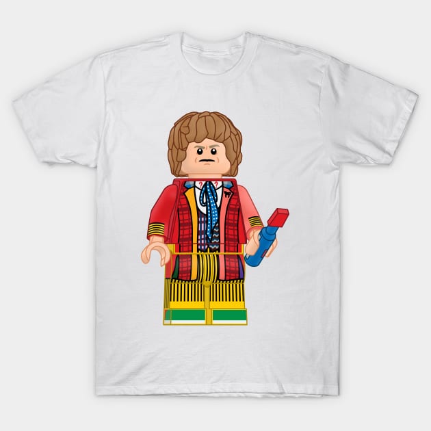 Lego Sixth Doctor T-Shirt by ovofigures